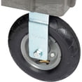 thumbnail image 7 of Plastic 2 Flat Shelf Industrial Strength Service & Utility Cart, 44” x 25-1/2”, 8" Pneumatic Wheels, 7 of 7
