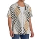 thumbnail image 2 of Fotbe Geometric Camisa Estampada de Manga Corta para Hombre, Casual de Verano, Estilo Playero, Sin Arrugas-Small, 2 of 5