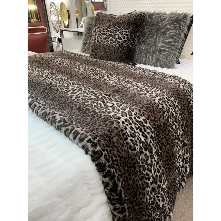 King size leopard blanket sale
