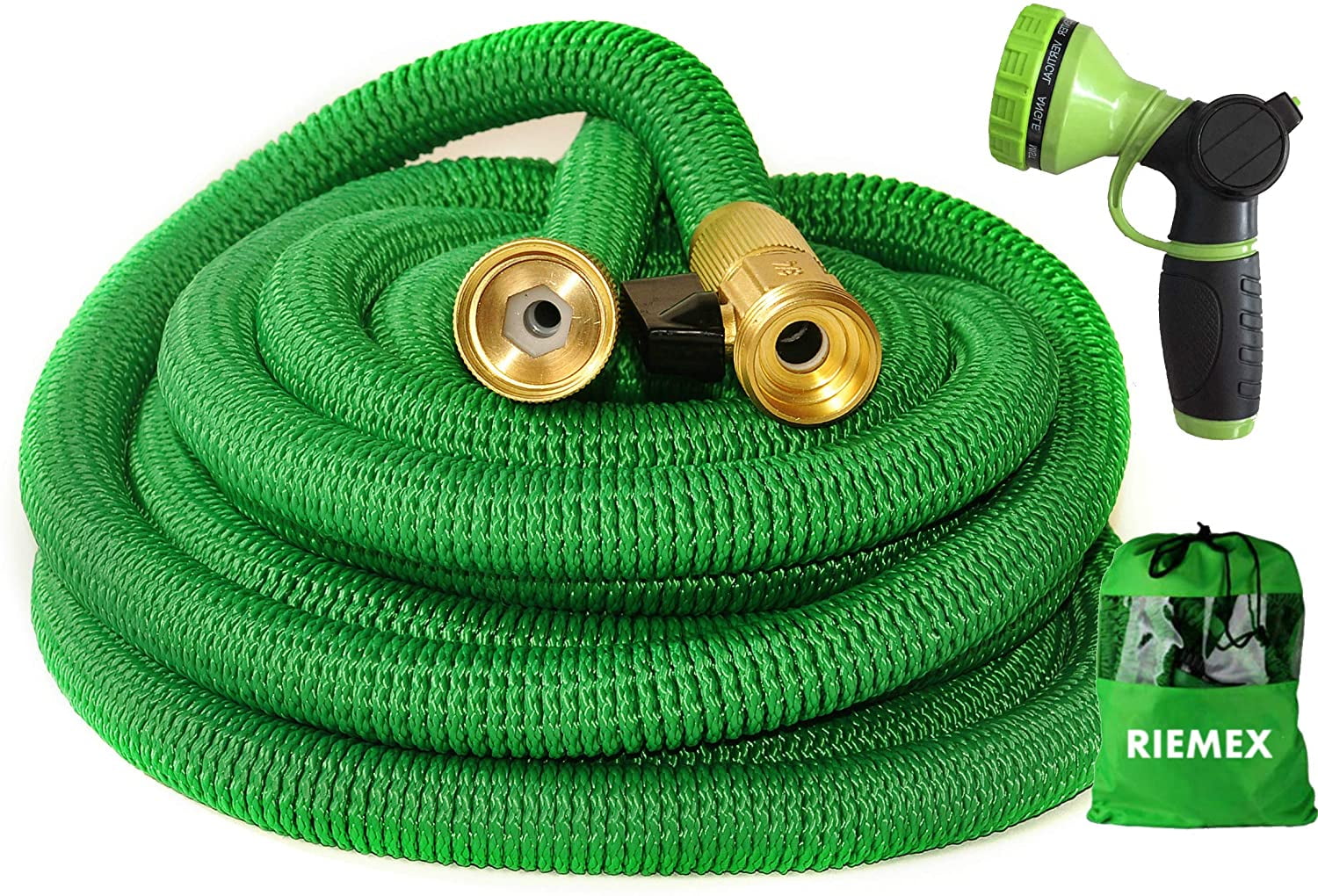 Expandable Garden Hose Green 75 FT [New 2020] Heavy Duty Water Hose