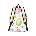 thumbnail image 3 of Naloa Canvas Backpack for Men Women Easter Egg3 Print Rucksack Casual Travel Daypack Large and Small Durable College Tote Satchel Bookbag for Teens, 3 of 8