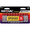 thumbnail image 1 of Batería Rayovac Fusion Premium Alcalina AA de 16 unidades, 1 of 13