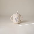 thumbnail image 3 of Vaso de Entrenamiento Mushie Flores Lila Silicona 175 ml 6M+, 3 of 8