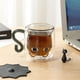 thumbnail image 2 of Tazas de gato, taza de café y té de vidrio de doble pared, lindas, para graduación, San Valentín, Día de la Madre, Pascua, Halloween, Navidad, regalos para mujeres, esposas, mamás, niñas, maestras., 2 of 5