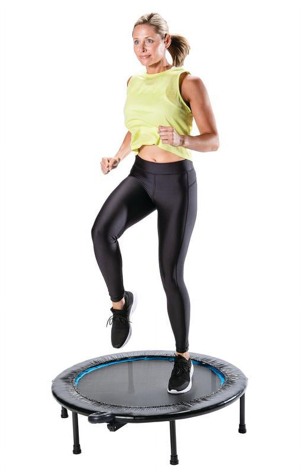Stamina Circuit Trainer Trampoline with Monitor and Adjustable Incline, 36" W x 36" D x 12" H, Black - image 3 of 9