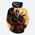 thumbnail image 3 of Nueva sudadera con capucha de Marvel para hombre, con estampado 3D de Deadpool, sudadera clásica de estilo informal, sudadera de moda urbana de hip hop para hombre, 3 of 5