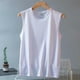 thumbnail image 1 of pstuiky Camisetas sin mangas para hombre, Camisola deportiva informal de cuello redondo y alta elasticidad de color liso para hombre Camisas para hombres m, 1 of 3