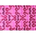 thumbnail image 1 of Ahgly Company Indoor Rectangle Abstract Pink Modern Area Rugs, 2' x 3', 1 of 4