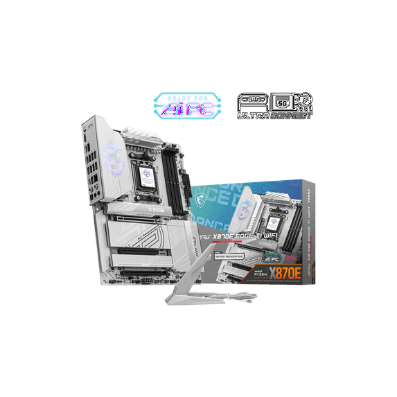 Open Box MSI MPG X870E EDGE TI WIFI Gaming Desktop Motherboard - AMD ...