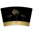 thumbnail image 2 of Mugzie brand 16-Ounce Stainless Steel Travel Mug with Insulated Wetsuit Cover - Martini Gold, 2 of 5