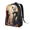 thumbnail image 2 of Goofa The Nightmare Before Christmas Pattern Large Capacity Backpack – Padded Laptop Compartment, Ergonomic Design for School, Work, Travel, and Outdoor Activities, 2 of 8