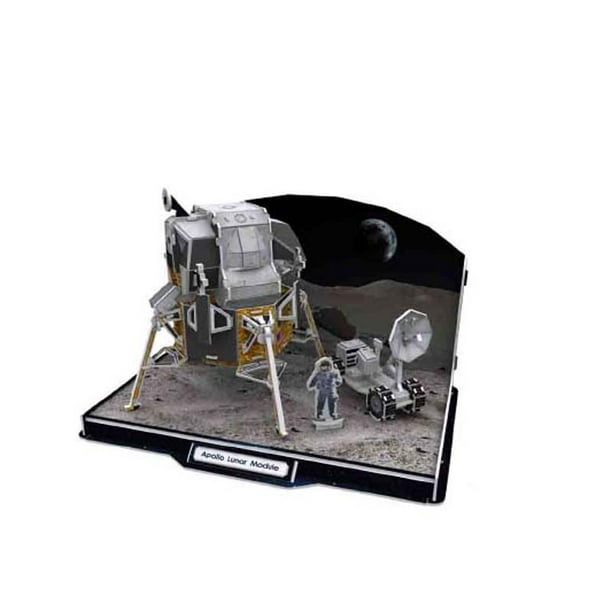 ROMPECABEZAS 3D MODULO APOLO LUNAR SERIE NASA Imori kits ROMPECABEZAS TRIDIMENSIONAL