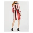 thumbnail image 2 of Bar Iii Womens Striped Wrap Dress, 2 of 4