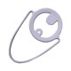 thumbnail image 4 of Portador de café de silicona Ticfox Portavasos portátil reutilizable para bebidas color morado claro, 4 of 12