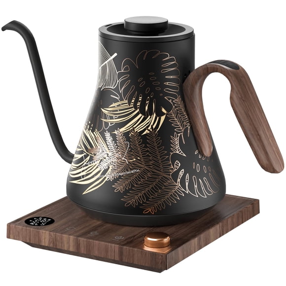INTASTING Electric Kettle, Gooseneck Electric Kettle, ±1℉ Precise Temperature Control, Stainless Steel Interior, Quick Heating for Pour