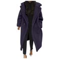 thumbnail image 1 of Uinagy Women's Sherpa Long Coat Jacket, 1 of 4