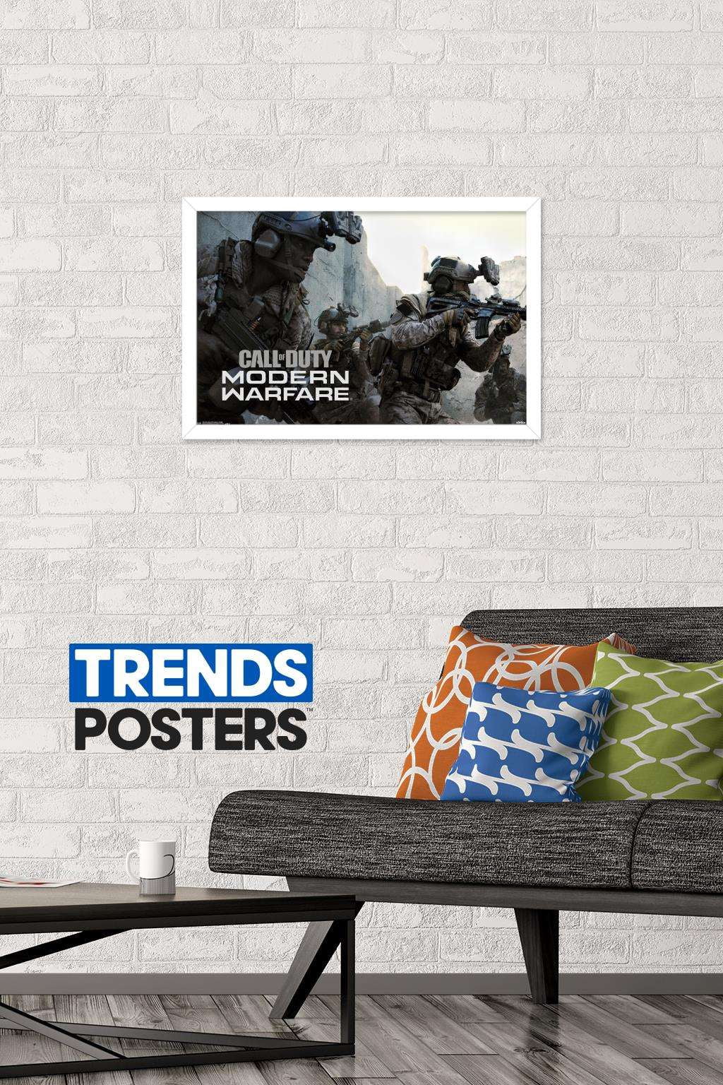 Call of Duty: Modern Warfare - Campaign Wall Poster, 14.725" x 22.375", Framed