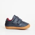 thumbnail image 1 of Rocket Chaussures d'Entraînement Premiers Pas en Cuir Bleu Marine, 1 of 2