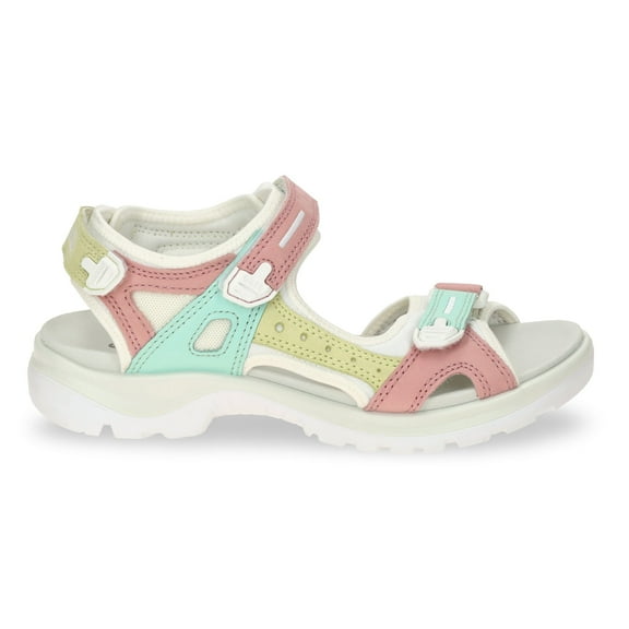 Ecco Womens Offroad Nubuck Old Rose Emerald Sunny Lime Sandals 7-7.5 US