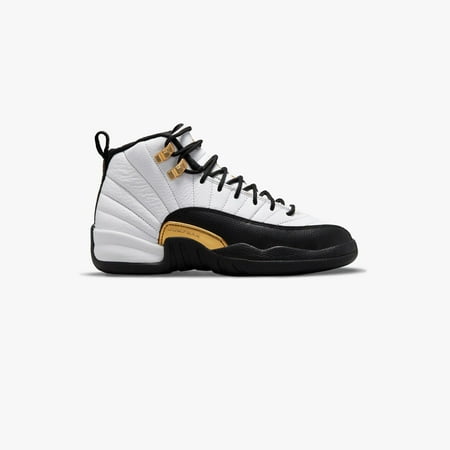 

Air Jordan 12 Retro GS 153265-170 Youth Black/White/Gold Sneaker Shoes HS2102 (5)