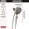 thumbnail image 2 of Delta 6-Setting SureDock Magnetic Hand Shower - 75609SN - Satin Nickel, 2 of 2