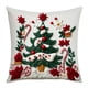 thumbnail image 1 of Ropa de cama, almohada y funda, manta, juego de fundas de almohada navideñas con renos y Papá Noel, ideales para decorar el sofá y el dormitorio. Una funda de almohada., 1 of 2