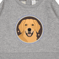 thumbnail image 3 of Inktastic Golden Retriever Dog Baby Sweatshirt, 3 of 4