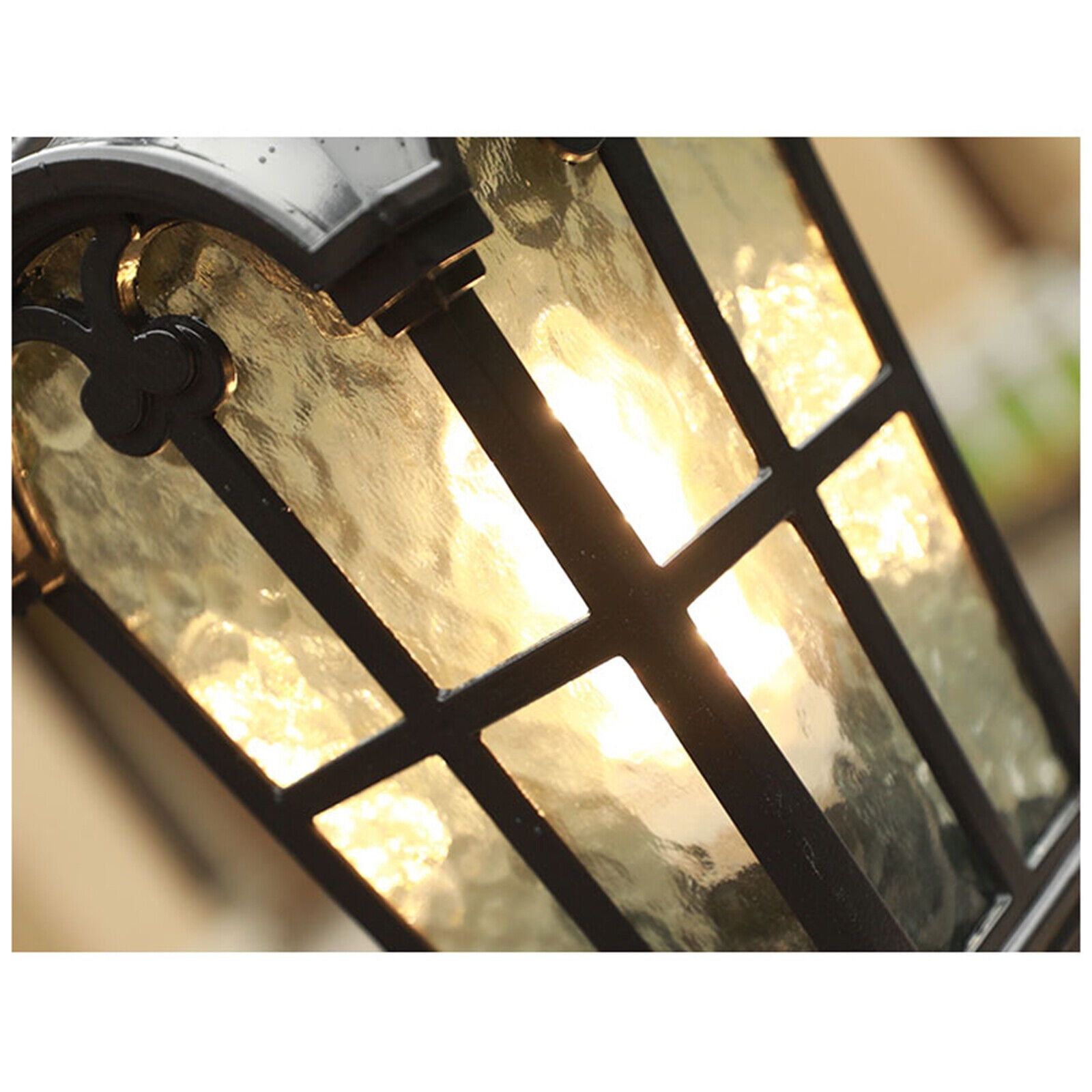 Retro Post Light Garden Patio Yard Lamp Pillar Lantern Shape Lighting Fixture Retro Post Pole Light Outdoor Garden Patio Driveway Yard Lantern Lamp Rust Proof Retro Post Light Garden Patio Yard Lamp
