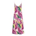thumbnail image 4 of Uaswgudfs Women’s Sleeveless Round Neck Midi Dress - Abstract Pattern Summer Casual Sundress with Flowy Tank Design & Ankle-Length Silhouette, 4 of 5