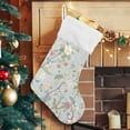 thumbnail image 5 of Coolnut Wildflower Christmas Stocking, Personalized Large Candy Stocking, Xmas Stockings Decoration Hanging Gift for Family Holiday Party Ornaments Decor Fireplace, 5 of 7