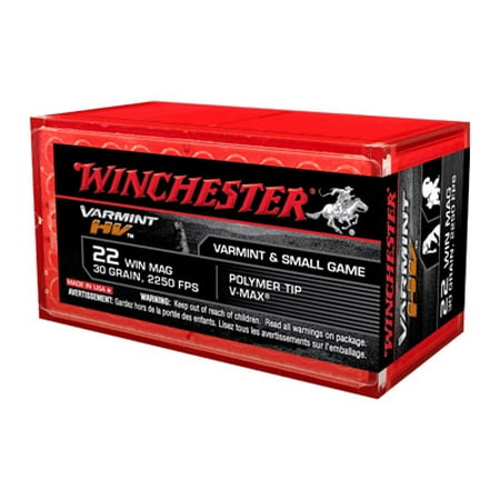 WIN VARMINT HV 22WMR 30GR V-MAX 50/