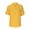 Yellow, variant on Women's Cotton Blend Tops V Neck Button down Summer Short Sleeve Shirts Casual Soft Comfortable Blouses (XL, Yellow)