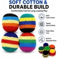 Hacky Sack Bulk Set 6PCS, Colorful Crochet Hacky Sacks Footbags, Soft ...