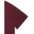 thumbnail image 3 of NISVIYA Womens Plus Size Polo Shirts Casual Office Buttons Business Blouses Wine Red 2XL, 3 of 6
