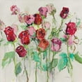 thumbnail image 2 of Hageman, Marilyn 12x12 White Modern Wood Framed Museum Art Print Titled - Wild Roses Warm Gray, 2 of 4