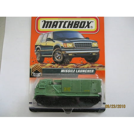 Missile Launcher Military Patrol #82, Die cast metal By