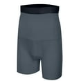 thumbnail image 2 of Gyexs Mens Compression Shorts Athletic Base Layer, Stretch Fit Workout Running Training Shorts Z02 Grey, Size XXL, 2 of 5