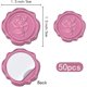 thumbnail image 2 of 50 pegatinas de cera con forma de rosa para decoración, pegatinas de flores rosas para sellar sobres, para invitaciones de boda, decoración de sobres, manualidades para fiestas de cumpleaños, álbumes, 2 of 8