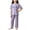 Purple, variant on Bovxnpu Unisex Girls Summer Outfits Casual Loungewear Set Graphic Short Sleeve Crewneck Kids Soft Loungewear Pants Set