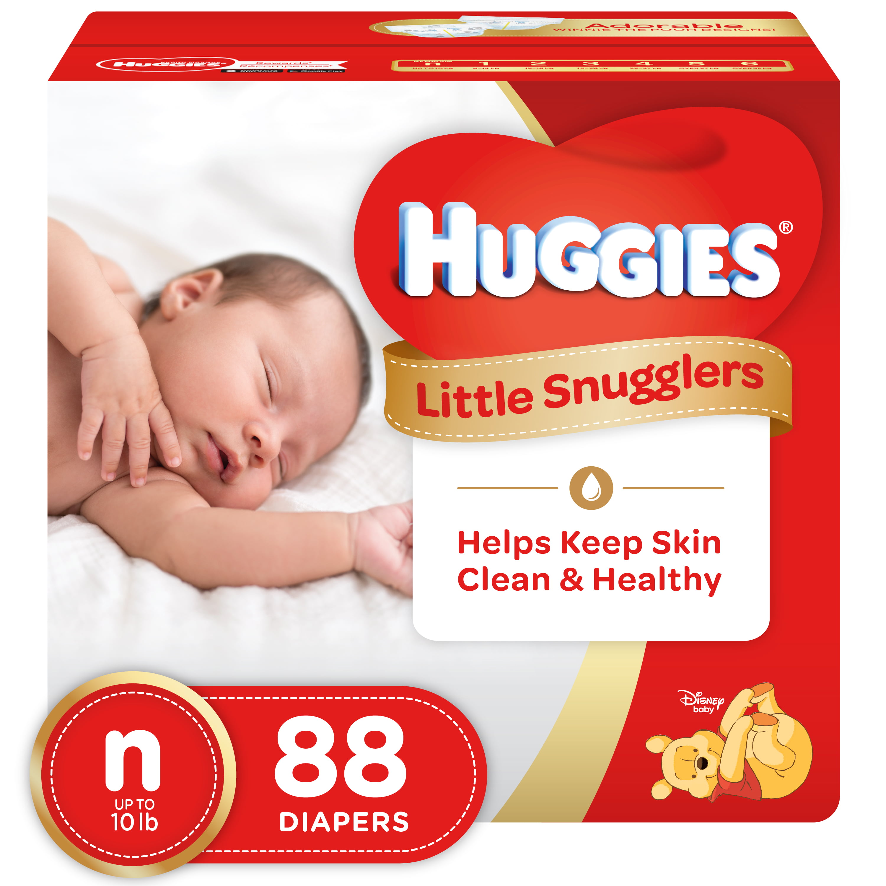 huggies little snugglers newborn 84ct