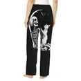 thumbnail image 2 of Halloween Pajama Pants Women, Halloween Vintage Skeleton Cat Halloween Costumes Sweatpants Soft Sleep Lounge Pants, Casual PJ Bottoms Pants with Pockets, 2 of 7