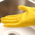 thumbnail image 6 of Topwoner Household Dish- Clothes Rubber Gloves Latex Housework Gloves, 6 of 8