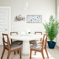 thumbnail image 4 of Lavish Home Believe Metal Word Art Wall Decor (Distressed Brown), 4 of 8