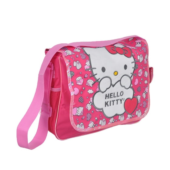 Hello Kitty - Messenger Bag - Hello Kitty - Pink Hearts/Dots New 052910 - Walmart.com