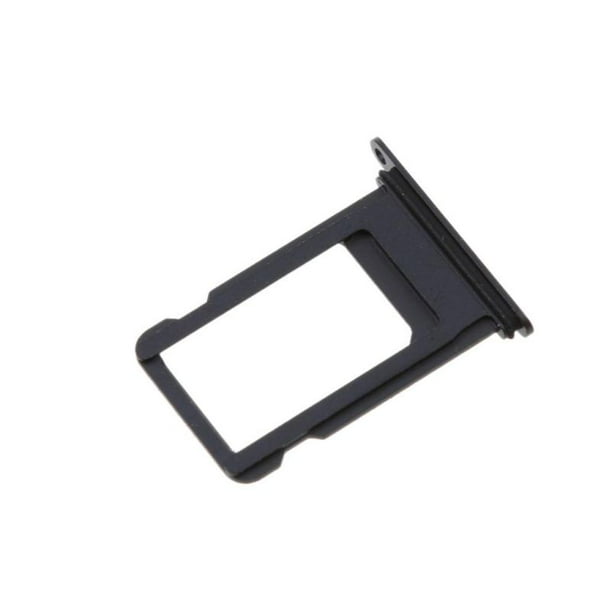 Nano Sim Card Holder Tray Slot Replacement Part For Iphone 7 Black Walmart Com