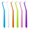 thumbnail image 1 of Cepillo de dientes Fregum End Tuft Orthodontic, cerdas suaves, 6 unidades, 1 of 5