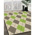 thumbnail image 3 of Ahgly Company Machine Washable Indoor Square Transitional Dark Almond Brown Area Rugs, 5' Square, 3 of 7