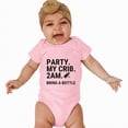 thumbnail image 4 of kpoplk Baby Girl Clothes Cotton Bubble Romper Floral Summer Bodysuits Short Sleeve Infant Outfit Set Size 0-3 Months,Pink, 4 of 4