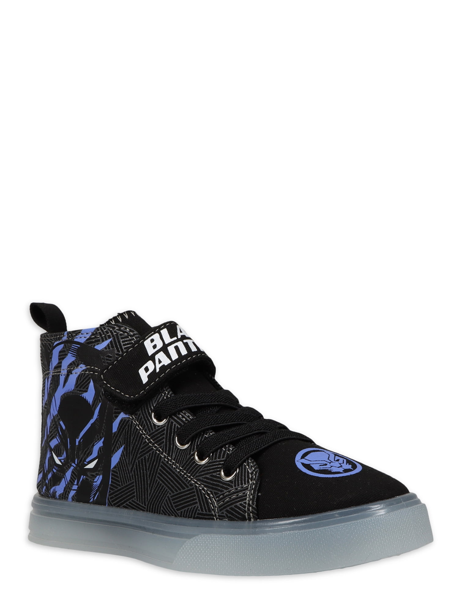 Egypte Onderdrukken uitzetten Black Panther Toddler Boys License Light-up High-Top Sneakers, Sizes 10-4 -  Walmart.com