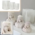 thumbnail image 3 of Veil Female Aromatherapy Candle Silica Mold DIY Statue Plaster Goddess F4A3, 3 of 8